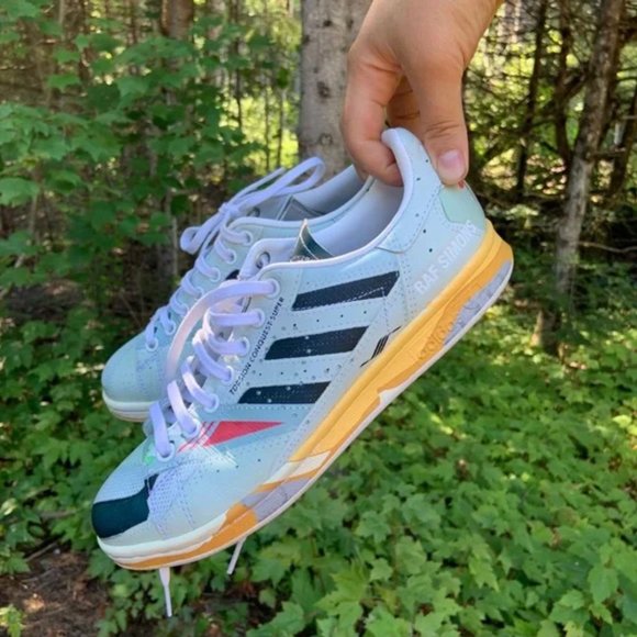 Adidas x Raf Simons Stan Smiths Torsion Conquest Super Sneakers Size 8.5 - Picture 3 of 10